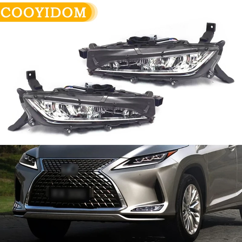 

Car Fog Lights Assembly For Lexus RX350 RX350L RX450h F Sport 2020 2021 2022 Foglight Front Bumper Headlights Lamp Accessories