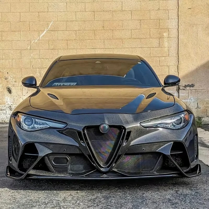 

ForPerformance Upgrade Real Carbon Fiber Car Front Bumper For Alfa Romeo Giulia 2016-2023 GTAM Style Body Kit Replacement