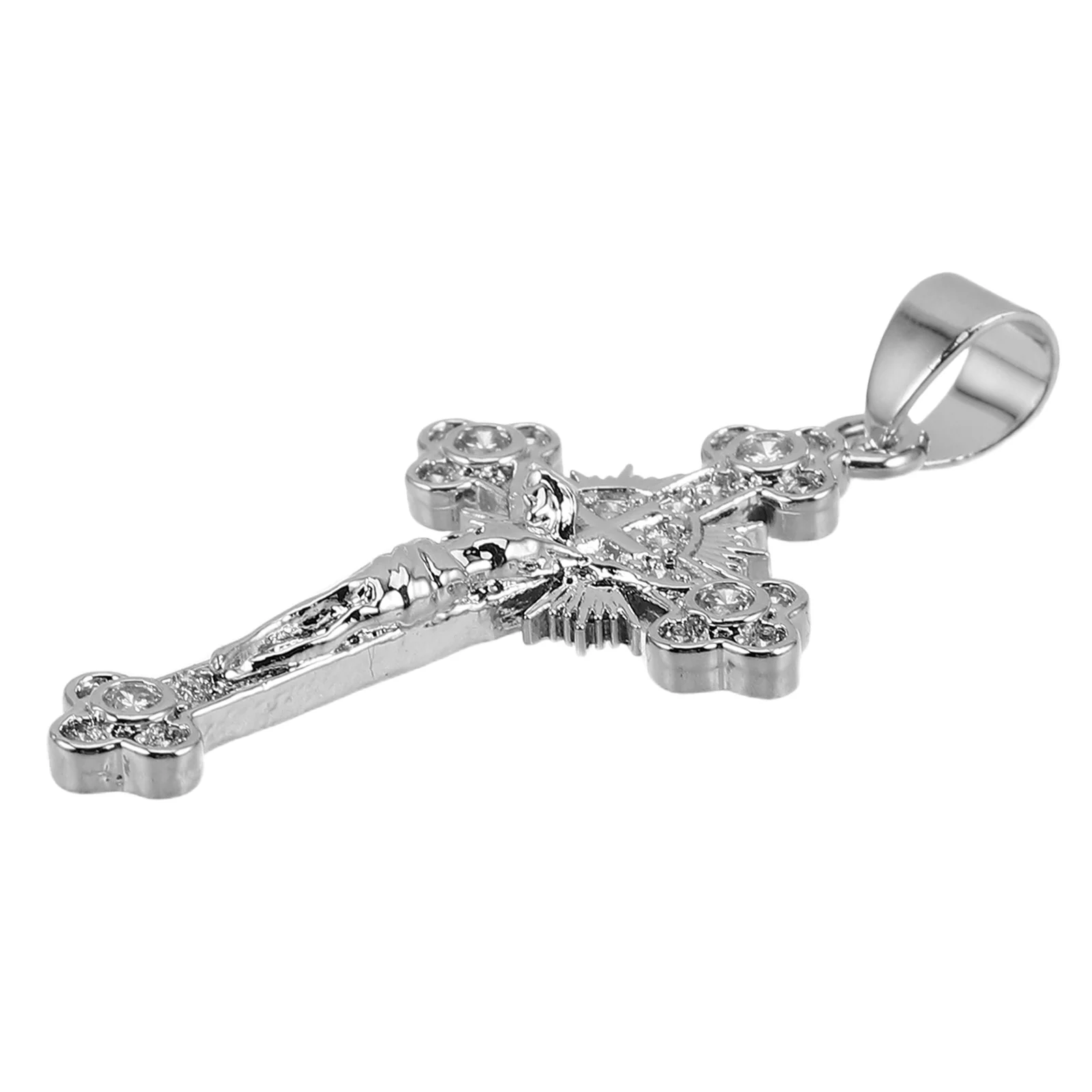 

Dainty Cross Charm Pendant Mini Crucifix for Jewelry Making DIY Religious Accessories Necklace Bracelet Metal Cross Pendant