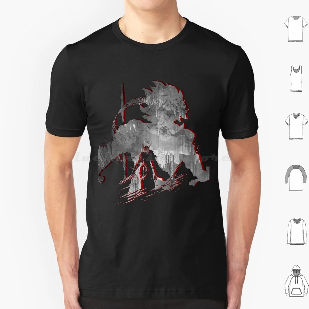 Battle Of Caelid Grey Ver. : General Radahn Vs Malenia T Shirt Cotton Men Women Diy Print General Radahn Starscourge Radahn