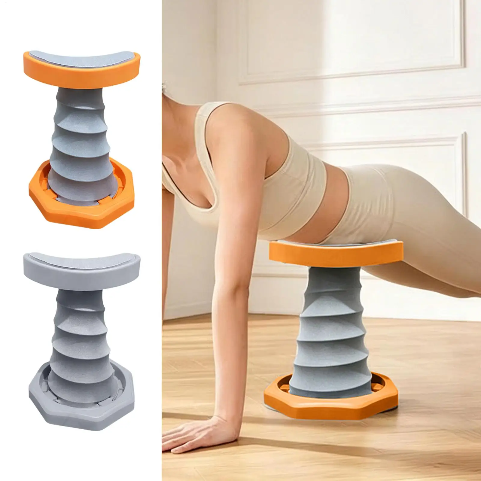 Push Up Helper Strong Spring Waist Core Helper Push Up Stands for Beginners Home Workout Exercise Abdominal Strength Training
