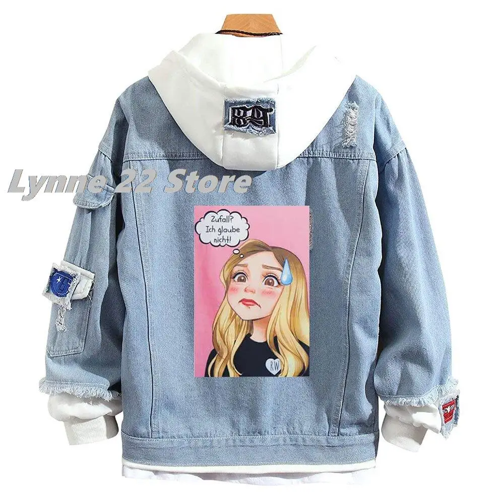 New Arrivals Rebekah Wing Merch Beki Spring Denim Jacket Men Women fans Couple Coat Streetwear Cute Mix-Up Clothes