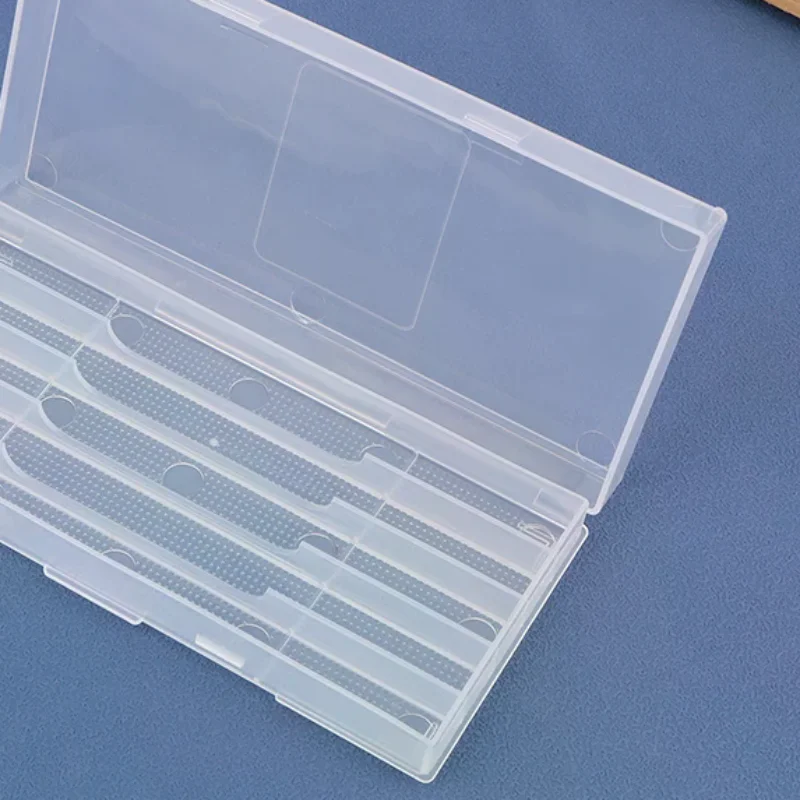 

NEW 5/10 Hole Transparent Packaging Case Plastic Twist Drill Empty Box Storage Box Toolbox Tool Accessories Woodworking