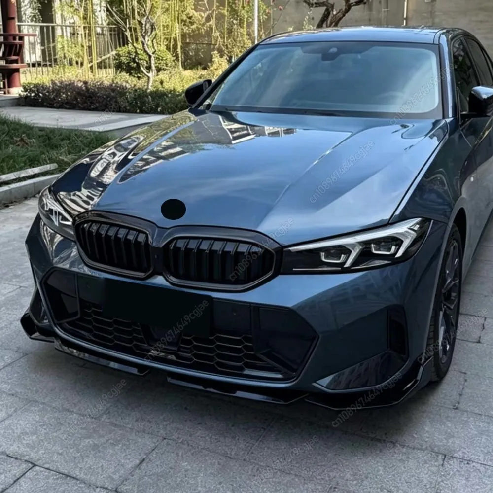 

Front Bumper Lip Splitter Diffuser Spoiler Guard Black For BMW 3 Series G20 G21 M-Sport 320i 325i 330i 320d M340i LCI 2022-2025+