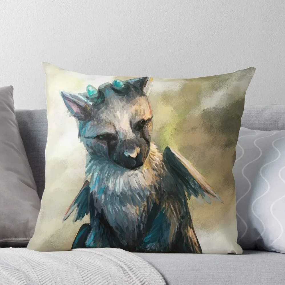 

Trico - The Last Guardian Throw Pillow pillows decor home Christmas Pillow Covers sleeping pillows