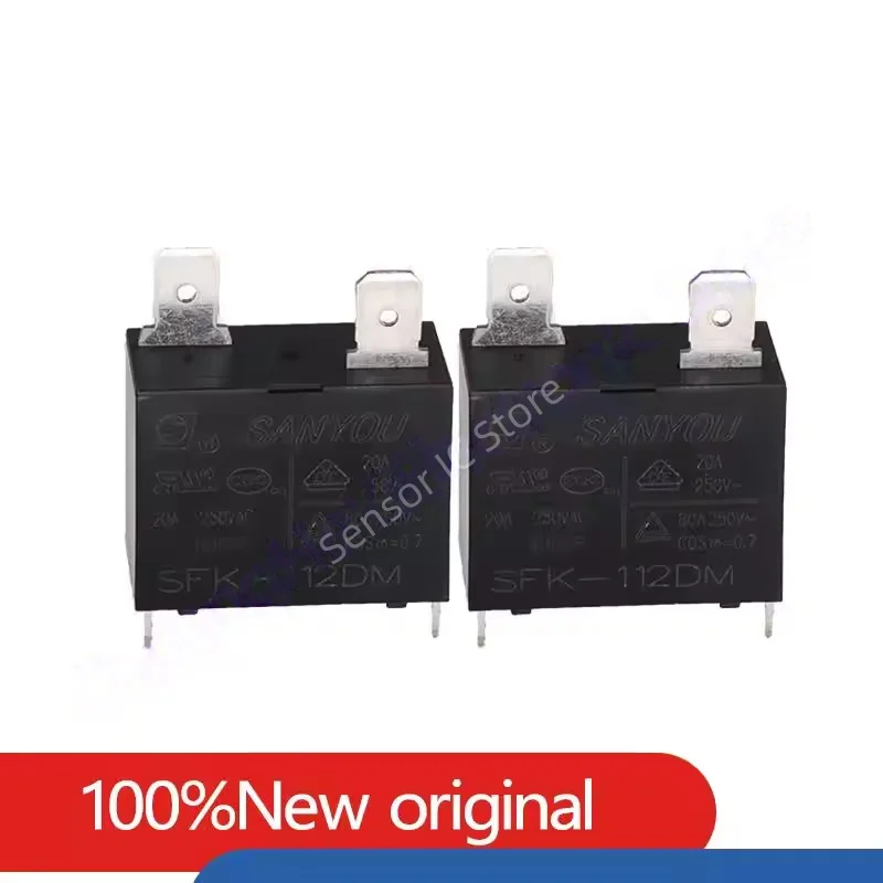 Original New SANYOU SFK-112DM 12VDC DIP-4 Air Condition Relay 4-pin Current 20A 250VAC Replaceable HF102F-12V G4A-1A-E-12VDC