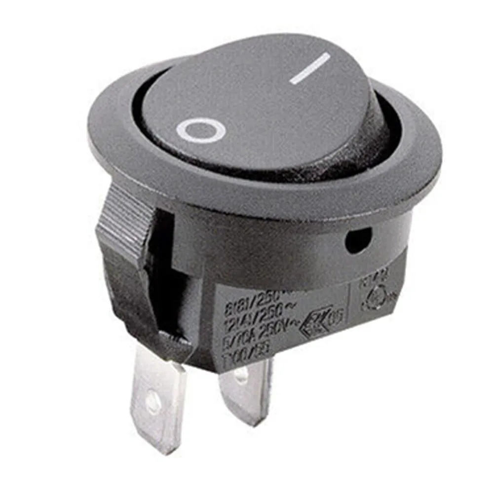 Electrical Equipment Toggle Switch Business Industrial Car Automotive On/Off Rocker Switch Round SPST Boat Dash