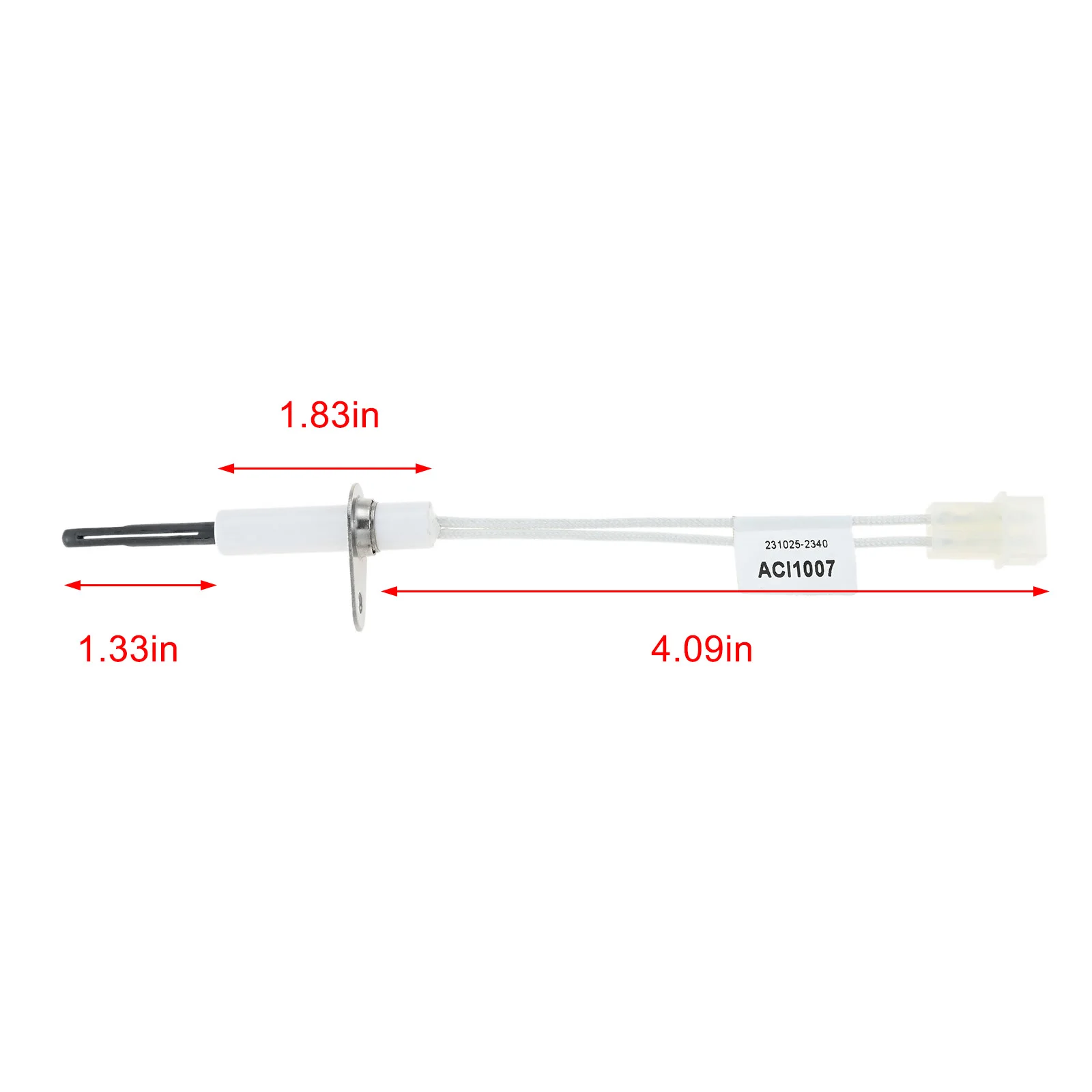 1Pc 201657-03S Furnace Hot Surface Ignitor Compatible with GDT045-3 GDT045-3A GDT070-3 GDT070-3A GDT090-4 Replacement Parts
