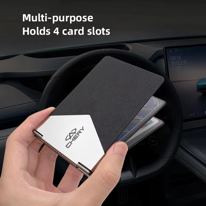 

Car Driver License Card Holder Aluminum Alloy ID Credit Case Wallet For Chery Jetour Omoda Tiggo Pro Fulwin Arrizo 5x X1 Gx E3