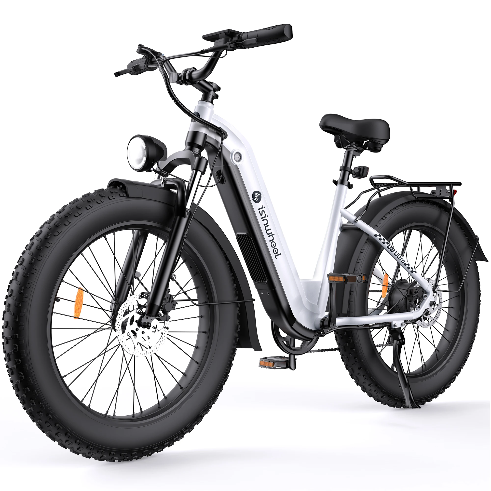 U8 ULTRA Electric Bike for Adults 26" E-Bike 750W Motor 48V 18Ah Battery 45–65 Miles Range, 5 Speed Modes, Front Suspension, Steel Frame 330 lbs Load Capacity