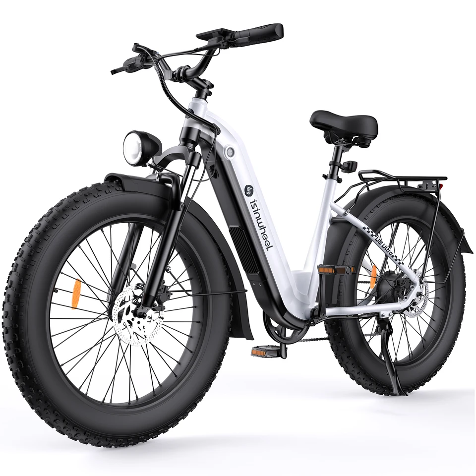 U8 ULTRA Electric Bike for Adults 26" E-Bike 750W Motor 48V 18Ah Battery 45–65 Miles Range, 5 Speed Modes, Front Suspension, Steel Frame 330 lbs Load Capacity