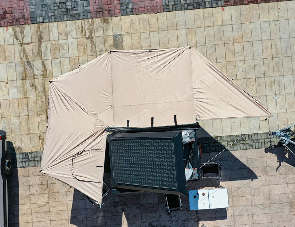 

Waterproof Outdoor Foldable 270 Degree Car Awning For Caravan And RV Tent Style Caravan Awning