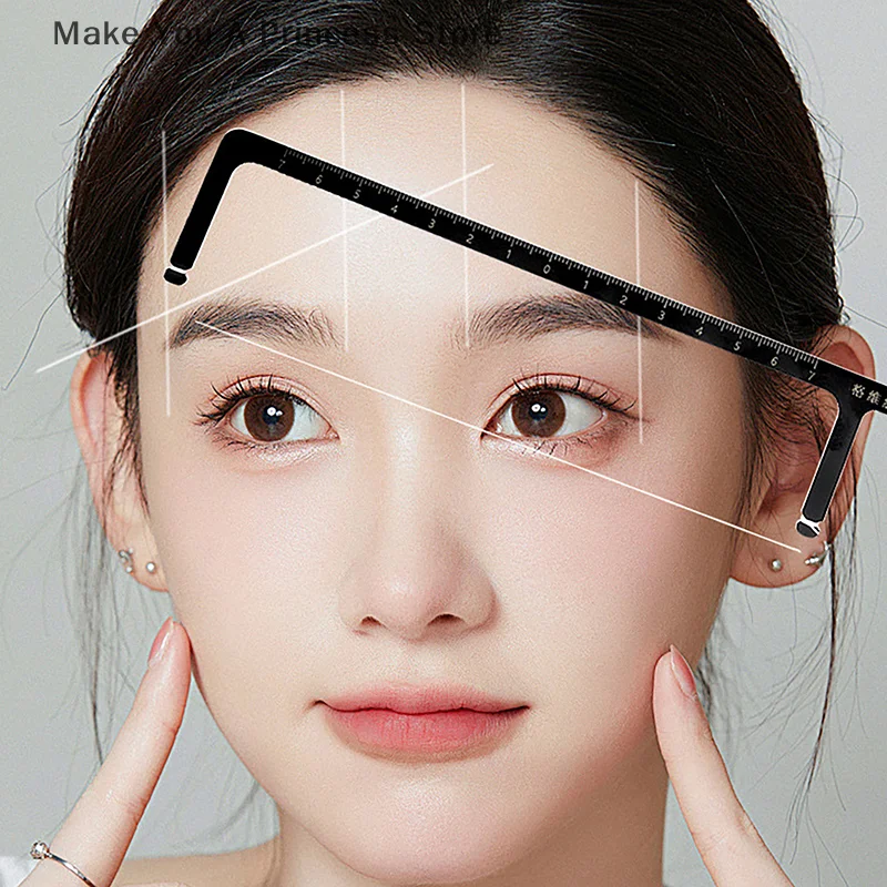 

Eyebrow Mapping Ruler Positioning Ruler Eyebrow Tattoo Line Drawing Auxiliary Tool Permanent Line Ruler Makeup Accessories
