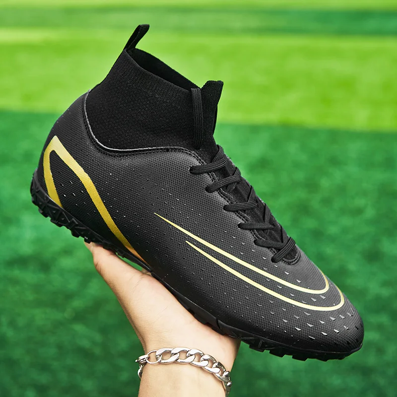 

Haaland Chuteira Society Cleats Wholesale Outdoor Wear-resistant Soccer Shoes Studded Football Boots Futsal Training Sneakers