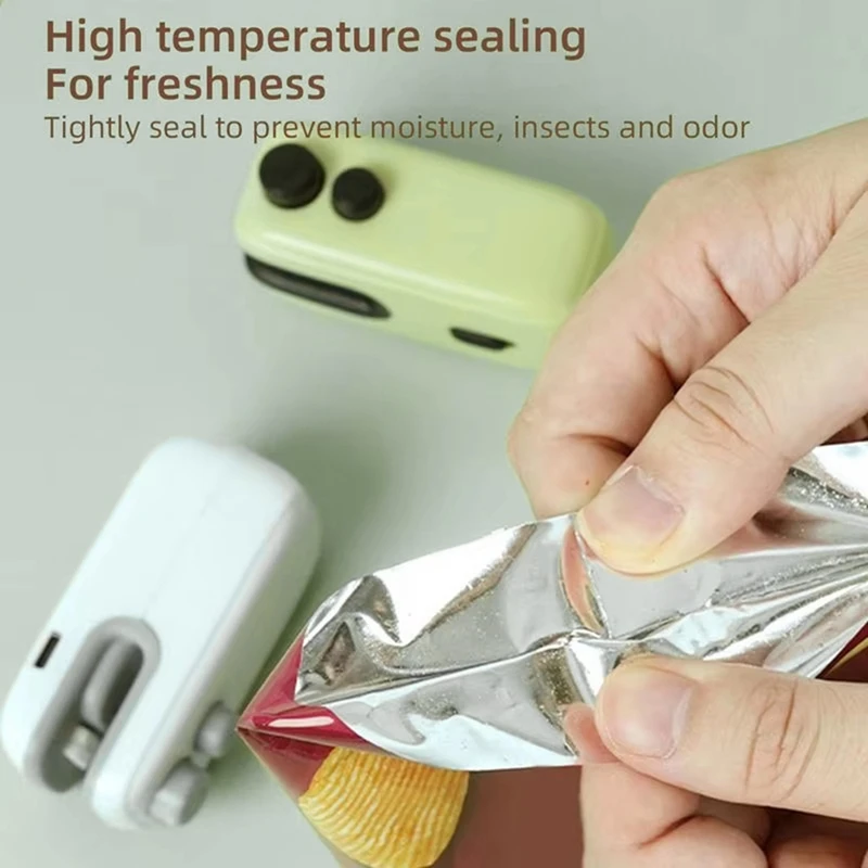 Portable Mini Sealing Machine 2 In1 Heat Sealer for SnacksJAS