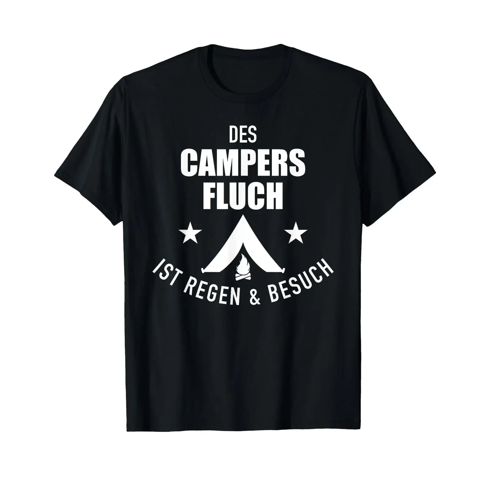 Camping Des Campers Fluch ist Rain und Visitor T Shirt vintage Washed streetwear Unisex Slightly designer clothes