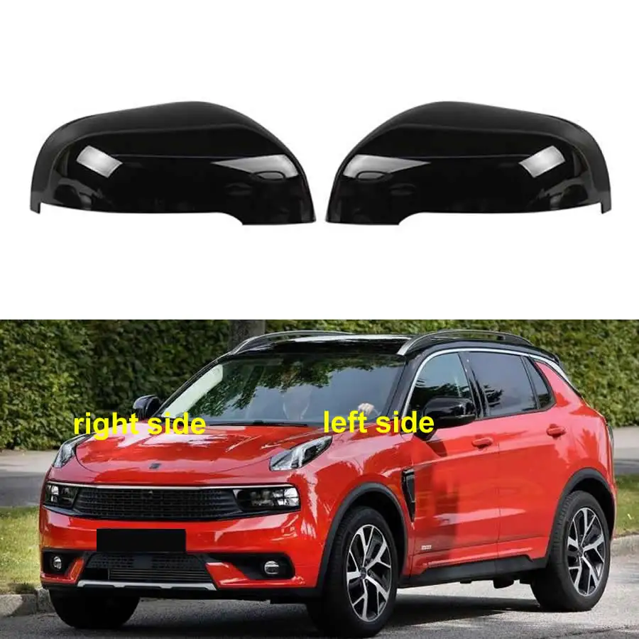 

For Lynk&Co 01 2017 2018 2019 2020 Car Accessories Reversing Mirrors Cover Rearview Mirror Housing Rear Shell Black Color