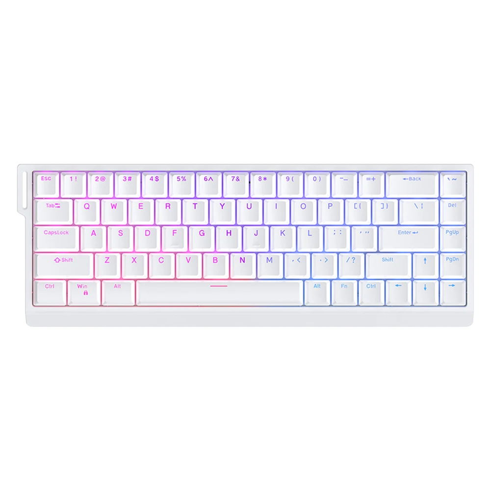 HE65 لوحة المفاتيح الميكانيكية السلكية للألعاب قابلة للتبديل السريع المغناطيسي التبديل ألعاب لوحات المفاتيح RGB الخلفية ملحقات ألعاب مستوى الرياضة الإلكترونية