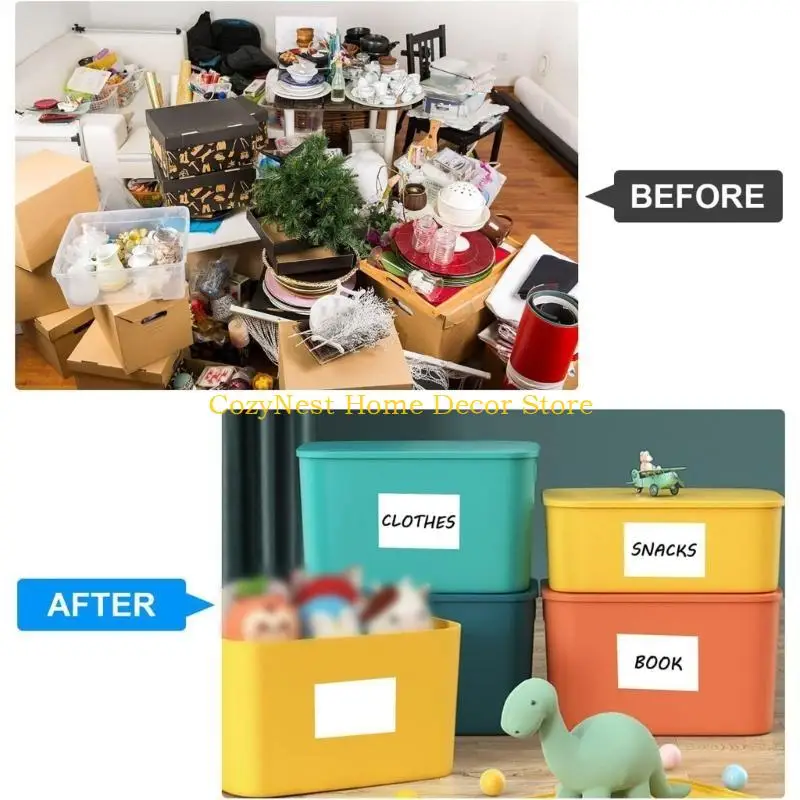92MF 1Pack Self Adhesive Labels Waterproof Tear-Resistant For Home And Commercial Use for Offices And Warehouse 4x6Inch