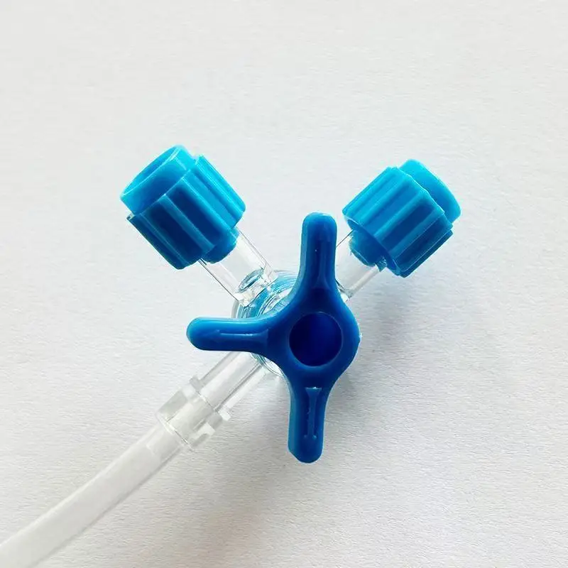 

Pet Drainage and Infusion Three-Way Stopcock with Luer Lock Connectable to Syringe Three-Way Valve Extension Line 4.0*10cm