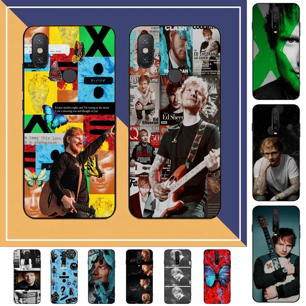 Ed Sheeran Hot Singer Phone Case For Redmi Note 4 X 5 A 6 7 8 T 9 9S 10 11 11S 11Epro Poco M3 pro