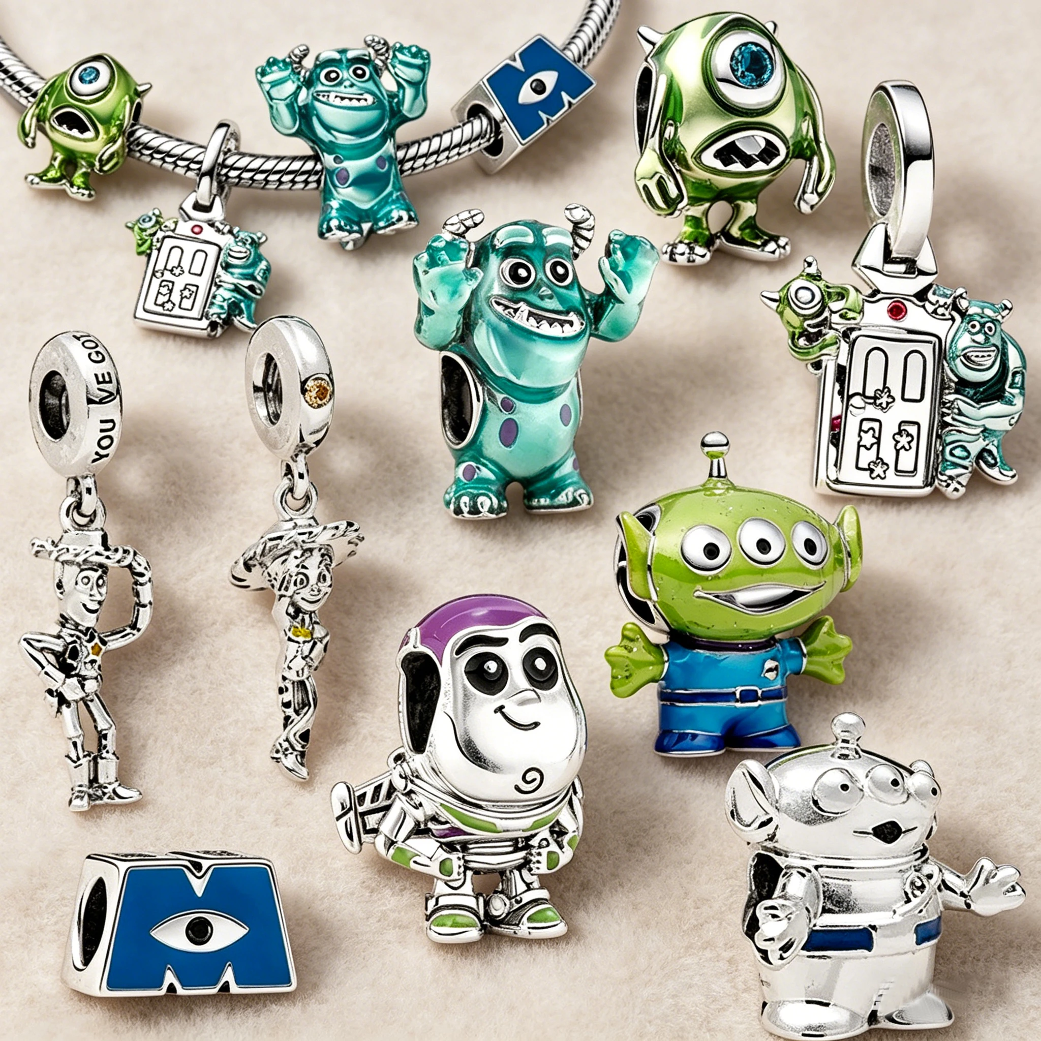 Cobra Extruder - Disney Oyuncak Hikayesi Monsters, Inc. Charm
