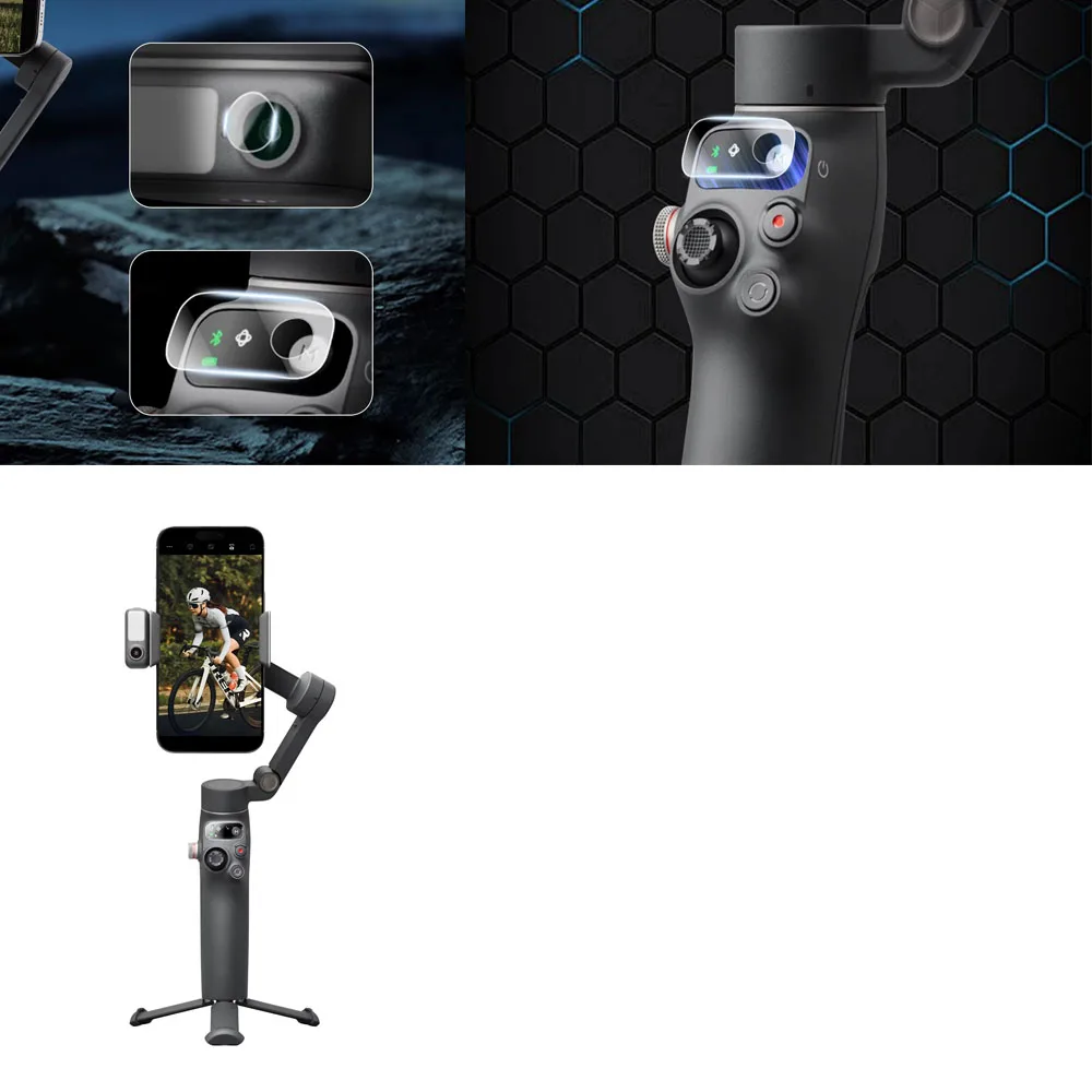 

Mobile 7 Handheld Gimbal Stabilizer Protective Film for DJI OSMO Mobile 7P Scratch Resistant Protective Film Accessory 2 Set