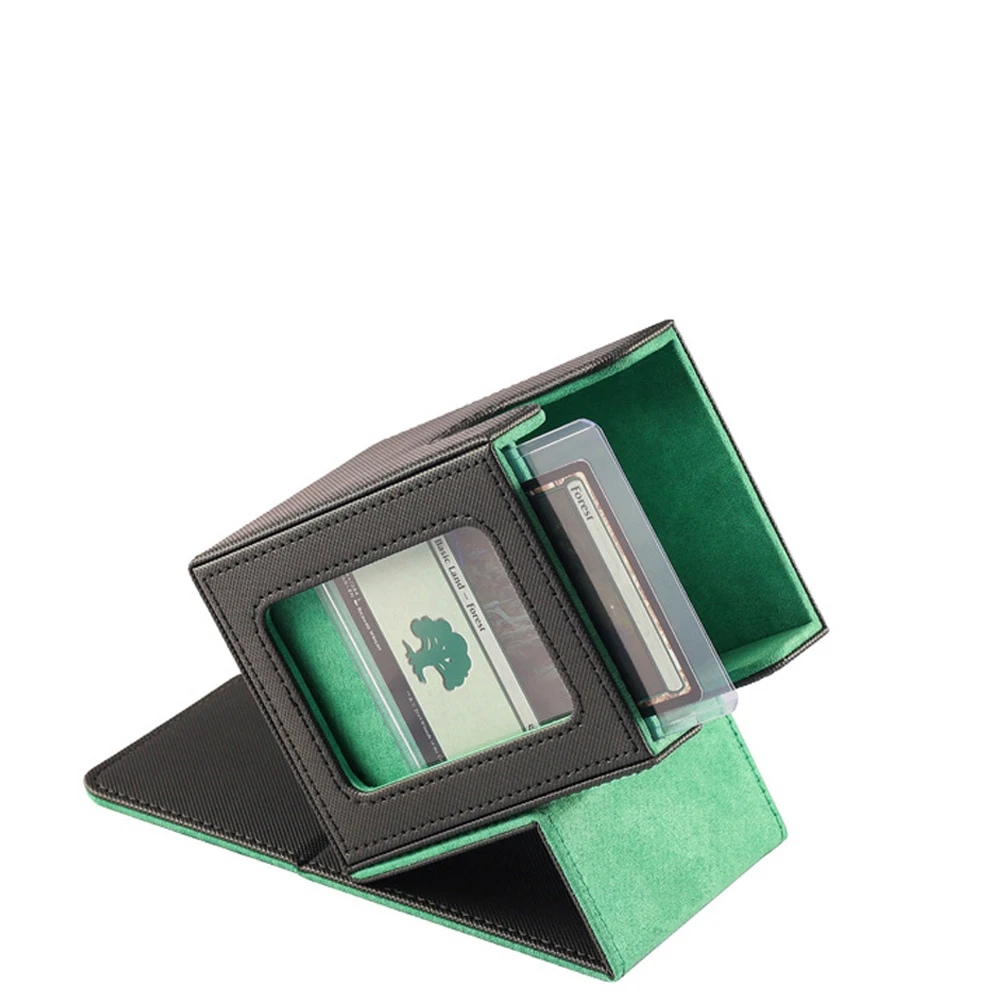Verzamelbox voor kaarten, opbergbox voor gamecards, opbergbox voor het stapelen van kaarten, voor TCG bordspellen, verzamelkaarten etuis