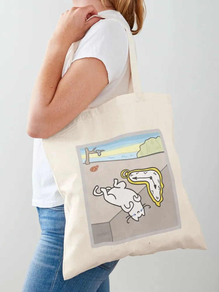 

persistence of memory Tote Bag reusable shopping bag Eco bag woman shopping shoping