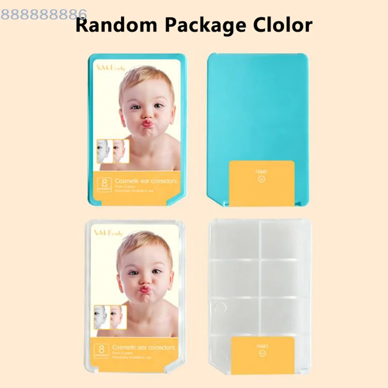 [B]8Pcs Ear Corrector Tape Ear Corrector Fixer Cosmetic Ear Stickers Like Elf Ears Stretched Ears Ear Corrector Tool