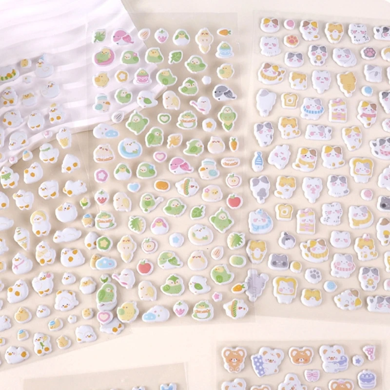 

Y2GD Animal Foam Sticker for Craft Journal Planner Photo Album Scrapbooking Kids Motivational Sticker for Classroom Rewarding