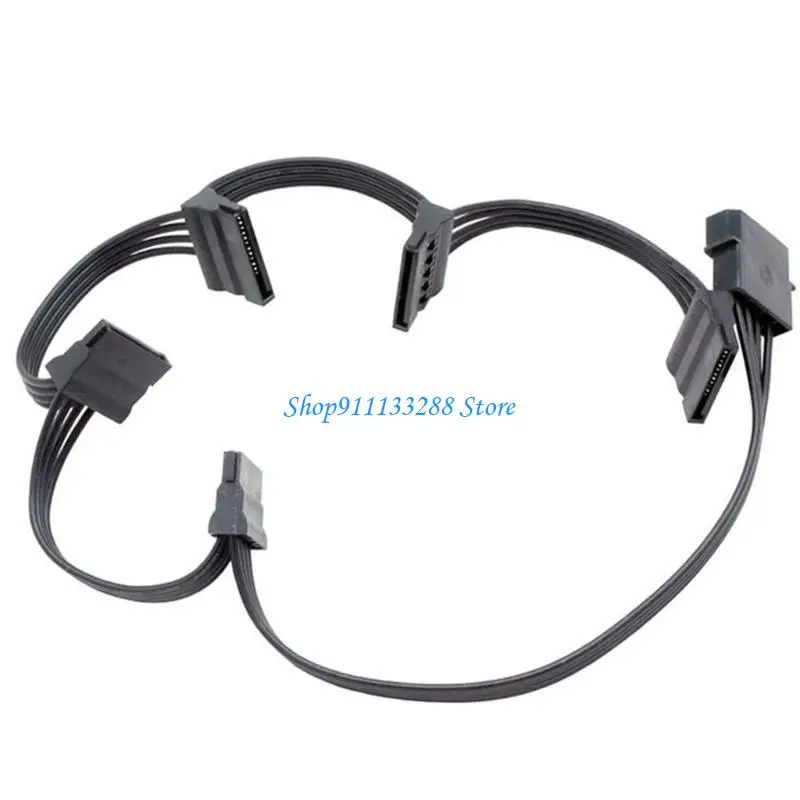 G88D Servers Computer Hard 15Pin 1 Male to 3/4/5/6 Big 4Pin Female Splitter Power