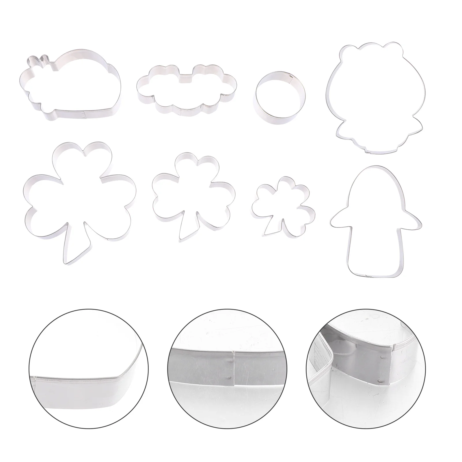 

8 Pcs Cookie Cutters Biscuit Molds Embossed Leprechaun Animal Cookies Household Baking Chocolate