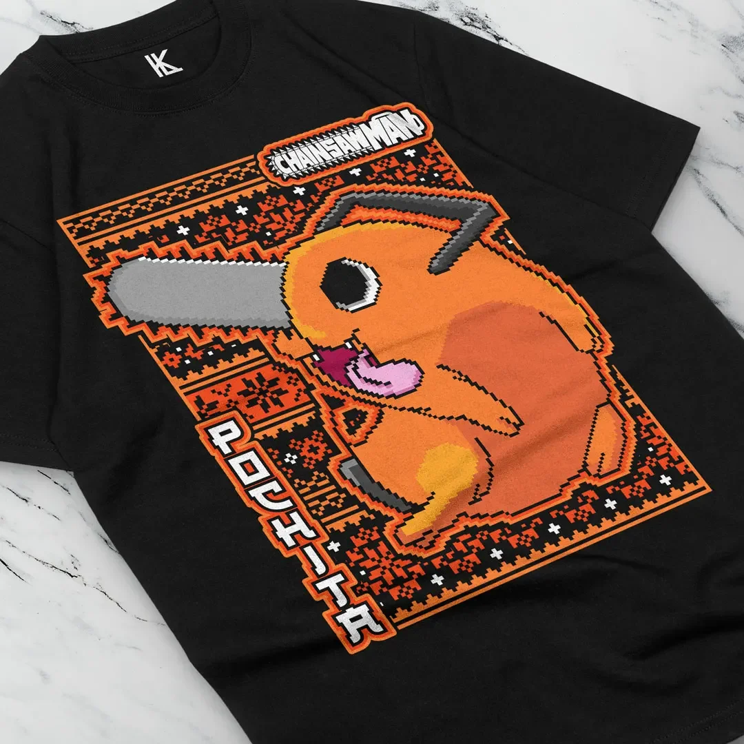 

Pochita Chainsaw Man T-Shirt Denji Anime Manga Shirt Unisex Soft Tee All Sizes Cotton