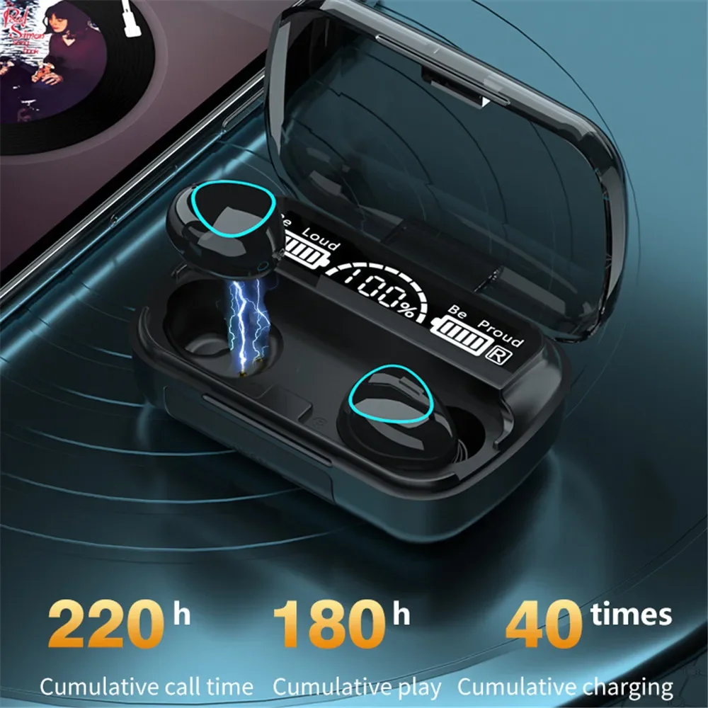 M10 Беспроводные наушники Bluetooth наушники водонепроницаемые наушники спортивные наушники для Huawei iPhone OPPO Xiaomi TWS музыкальная гарнитура