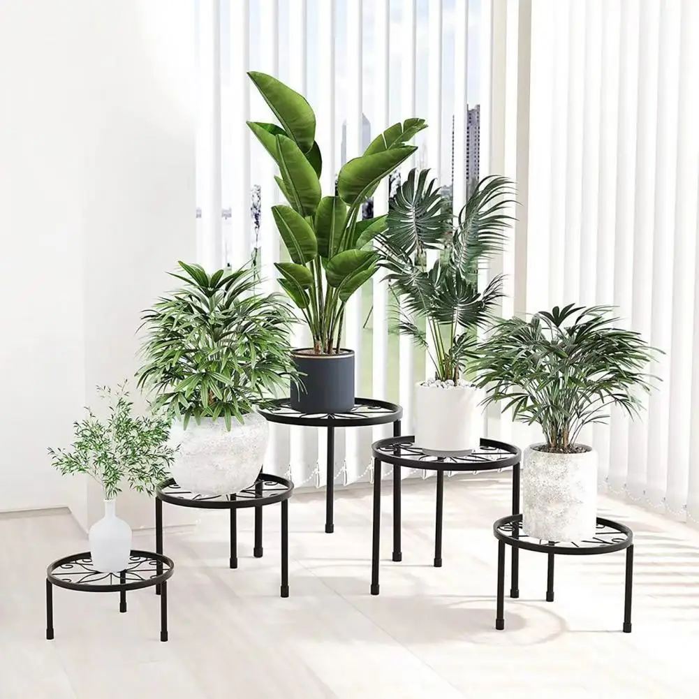 

Tall Plant Stand Durable Metal Plant Stands Stable Load-bearing Indoor Flower Pot Shelf for Strong Support Plant Holder