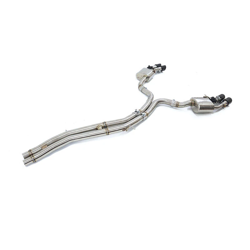 

For Audi S4 3.0T B9 2018 Stainless Steel 304 Exhaust System Electronic Valve Muffler Cat-back Exhaust