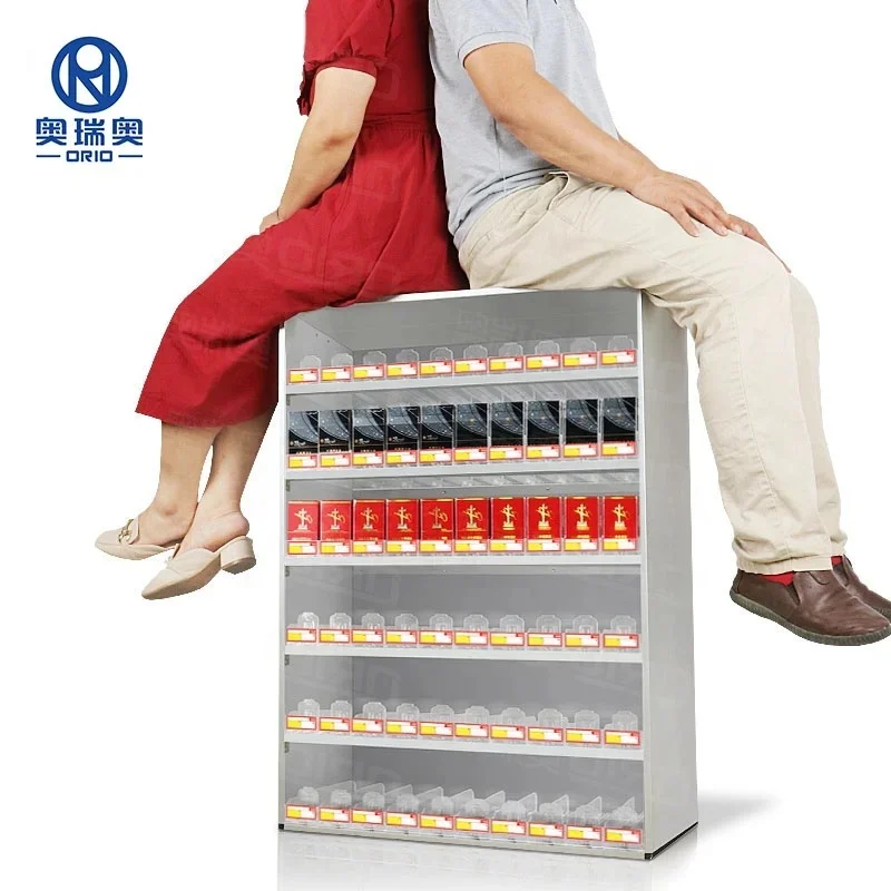 custom.Convenience Pusher Wall-mounted Display With Pusher Side Cabinet