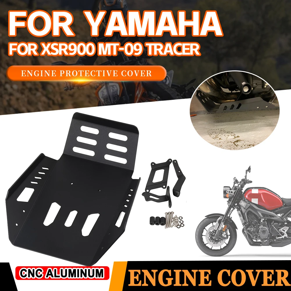 

Engine Chassis Cover Anti-sand Stone Guard Protection Skid Plate For YAMAHA MT09 MT-09 Tracer FJ09 XSR900 Motorcycle Accessories