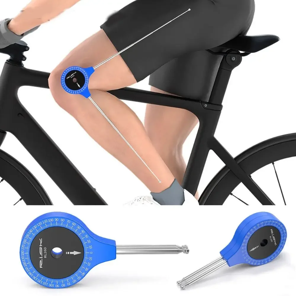 

Portable DIY Bicycle Joint Protractor Stretchable Universal Bike Seat Height Measuring 3D Printing Seat Height Positioning Tool