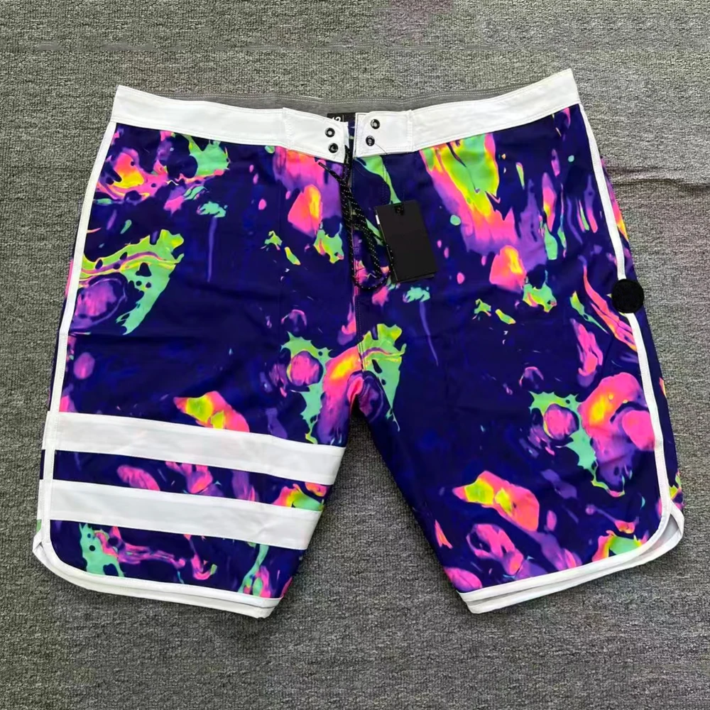 Picture 7: Oversize New Waterproof Beach Shorts Men Phantom Bermuda Board Shorts Swim Quick Dry Casual Diving Surfwear Plus Swimwear