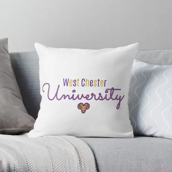 West Chester University  Printing Throw Pillow Cover Throw Decor Square Fashion Decorative Sofa Pillows not include One Side