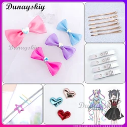 Game NEEDY GIRL OVERDOSE KAngel Cosplay Rhinestone Bowknot Hair Clips Lolita Girls Colorful Headwear Gift Customized