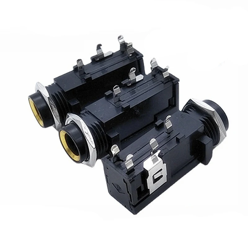 Side Four-pin 6.5 Female Socket Jack Guitar Microphone Microphone Plug Pcb Panel Audio Socket Application Audio Products