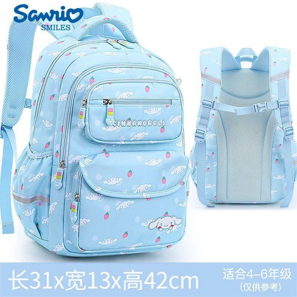 Hello Kitty backpack cute cartoon children\'s school bag small junior highschool girl large capacity load-reducing schoolbackpack