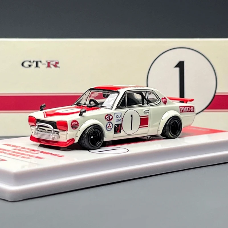 

INNO Diecast in stock 1:64 Scale 2000GT-R KPGC10 #1 Racing Car Alloy Simulation Car Model Collection Gift Static Display