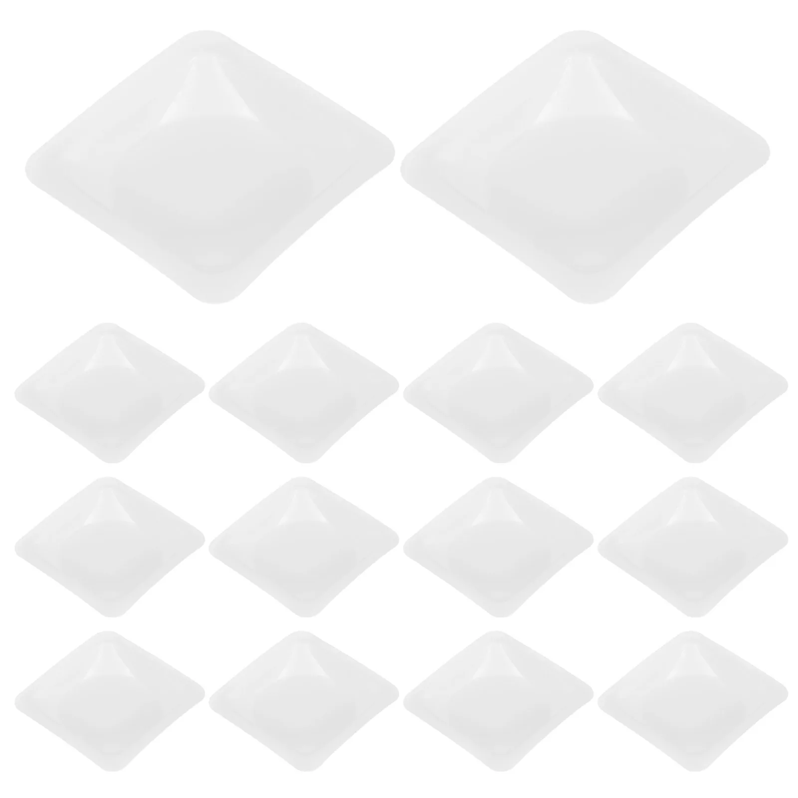 

100Pcs Weighing Boats Lab Plastic Durable Lightweight Stackable for Precise Measurement Powders Liquids Solids Laboratory