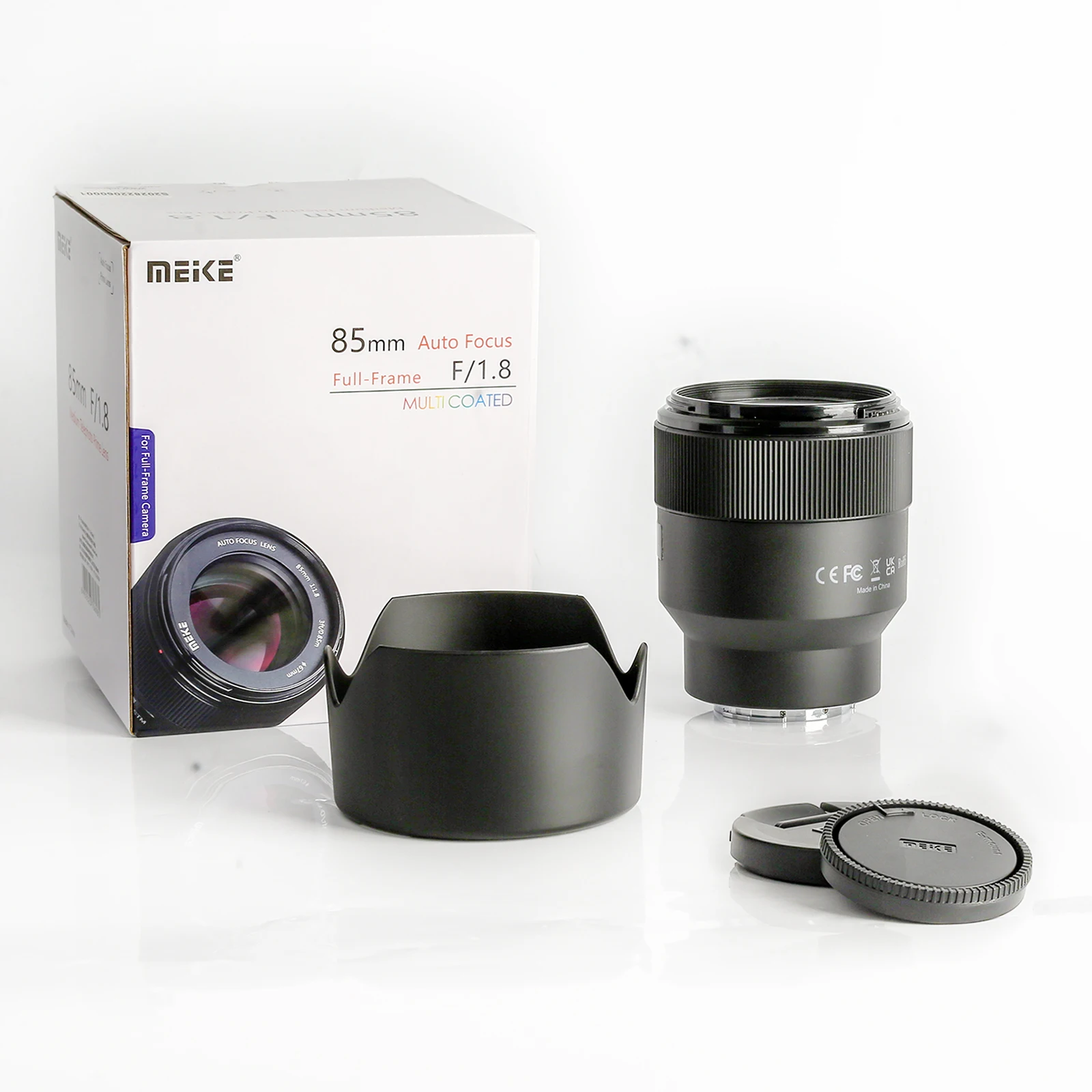 Meike 85mm F1.8 Auto Focus Medium Telephoto STM Full Frame Portrait Lens for Nikon Z/Fujifilm X/ Sony E Mount Cameras