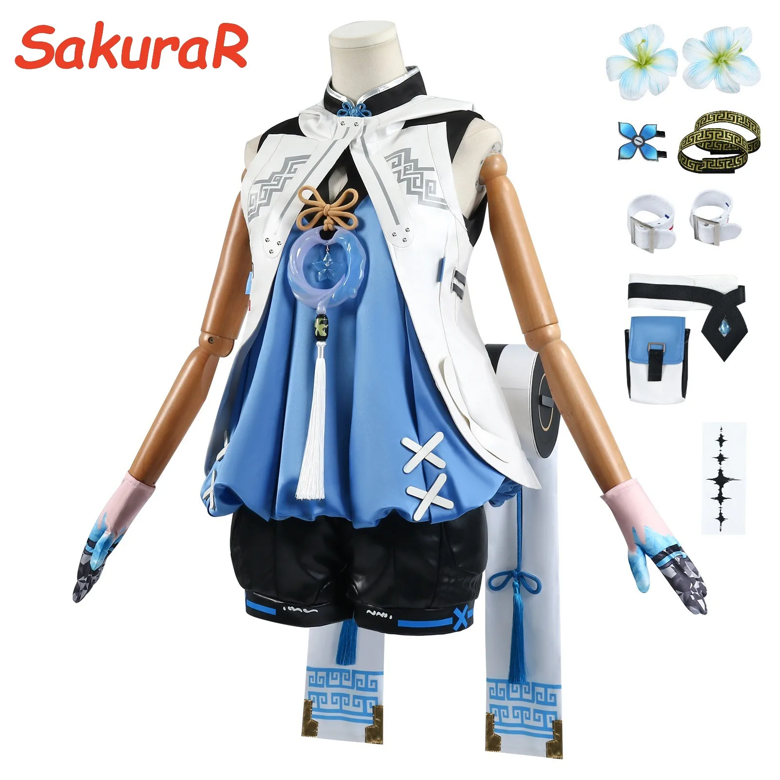 Game Wuthering Waves Youhu Cosplay Costume Glacio Mutant Resonator Youhu Suit Women Halloween Party Outfit