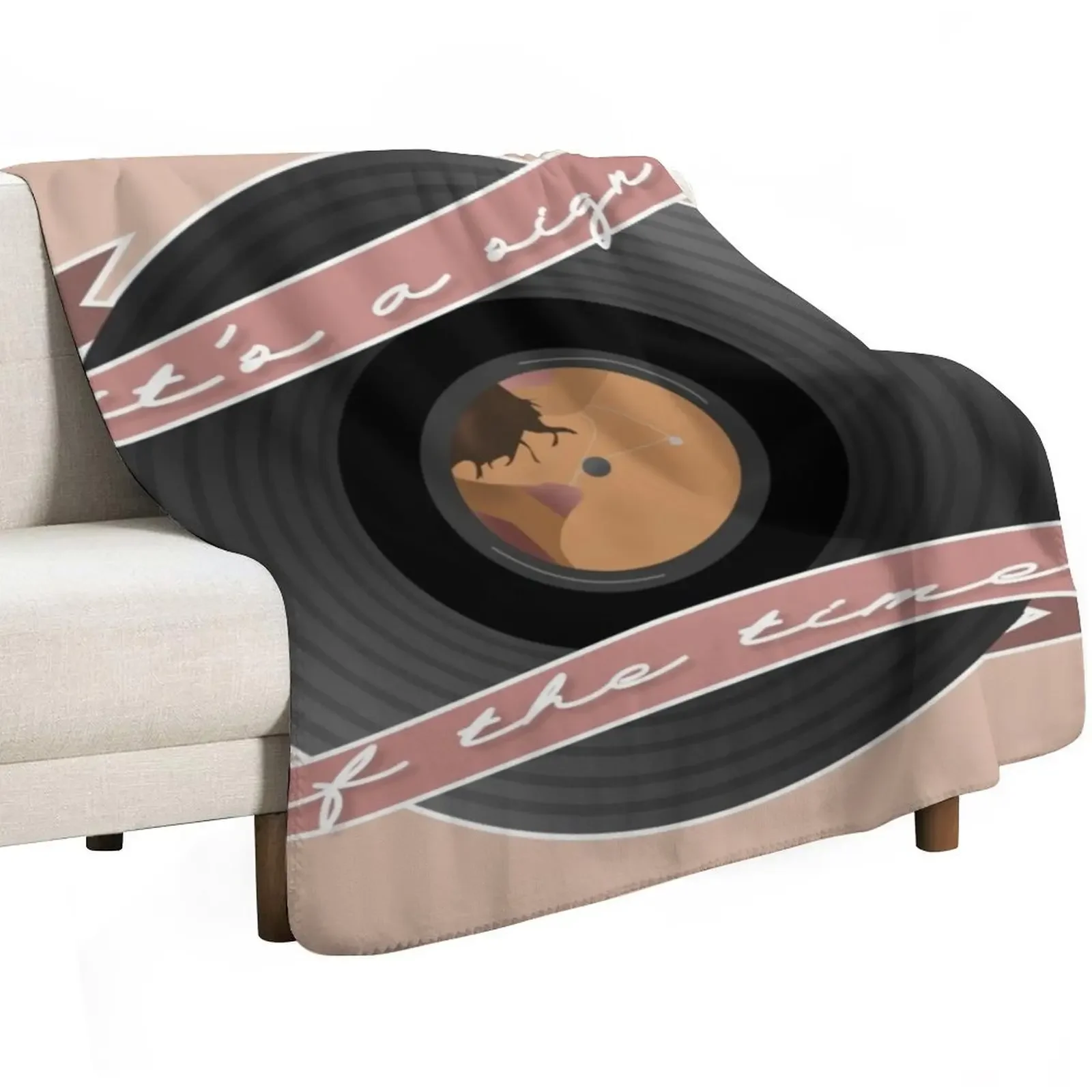 sign of the times vinyl Throw Blanket Polar For Sofa Thin Hair Soft Warm For Baby Blankets